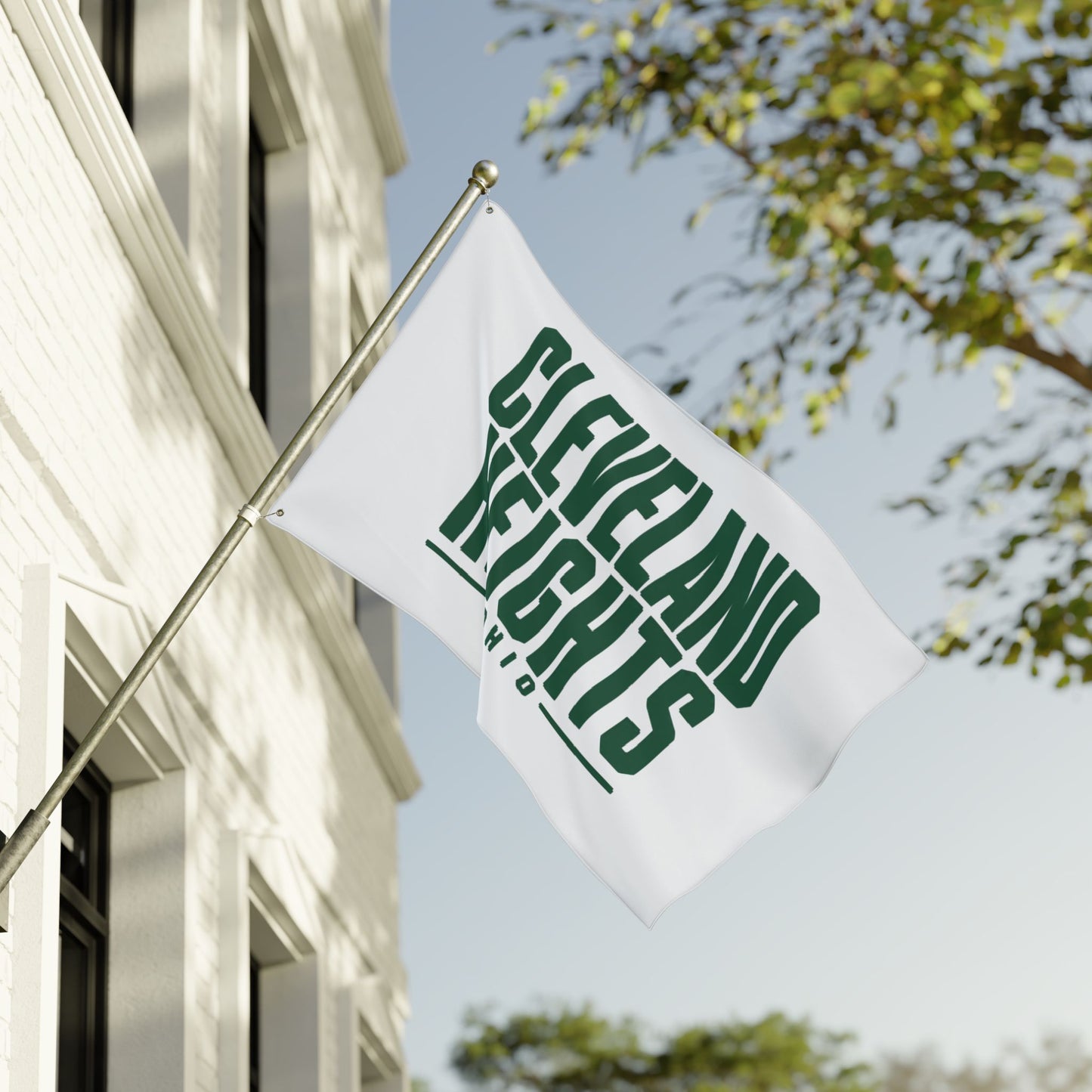 Cleveland Heights Ohio Double‑Sided Flag — Bold City Pride Yard Banner