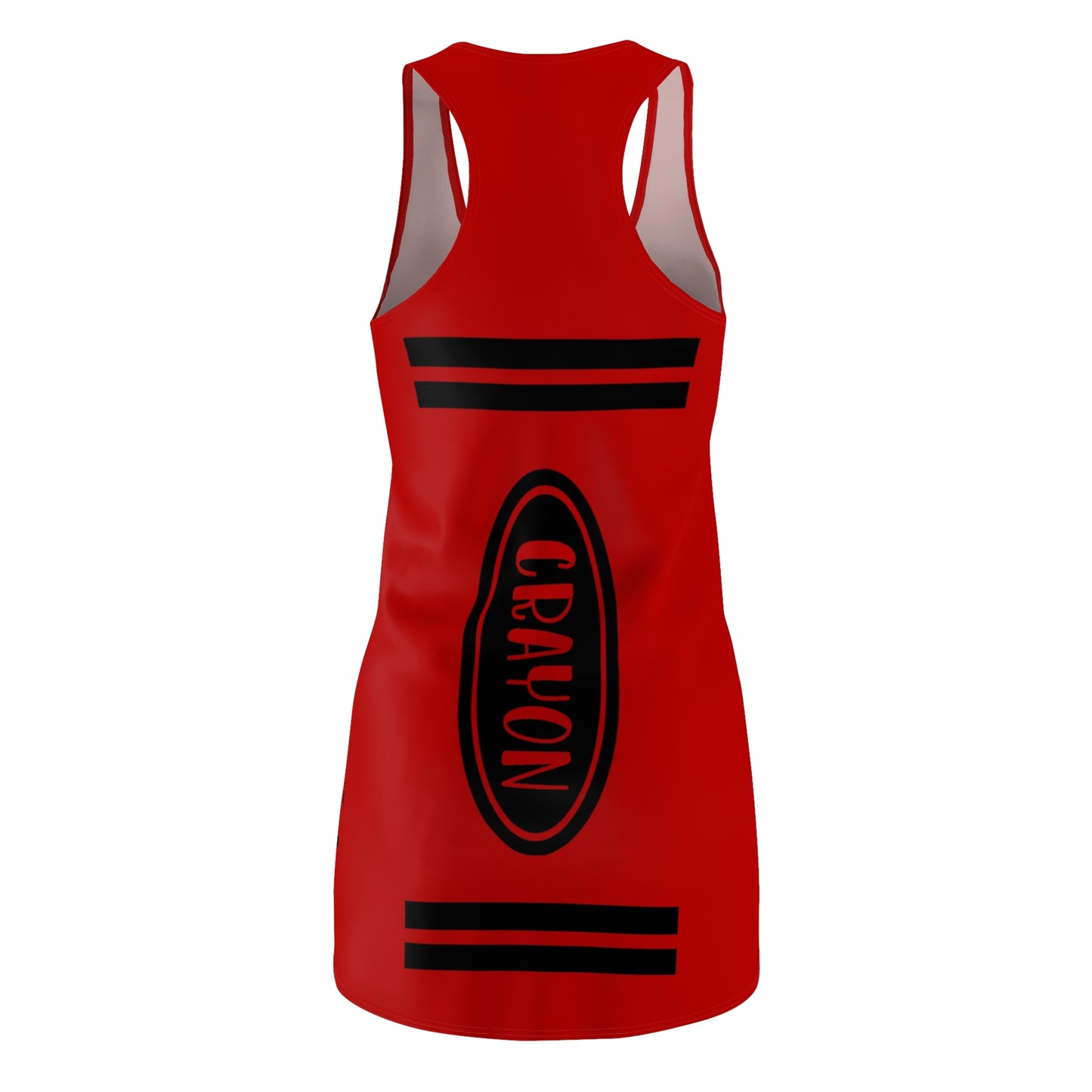 Crayon-red Racerback Dress