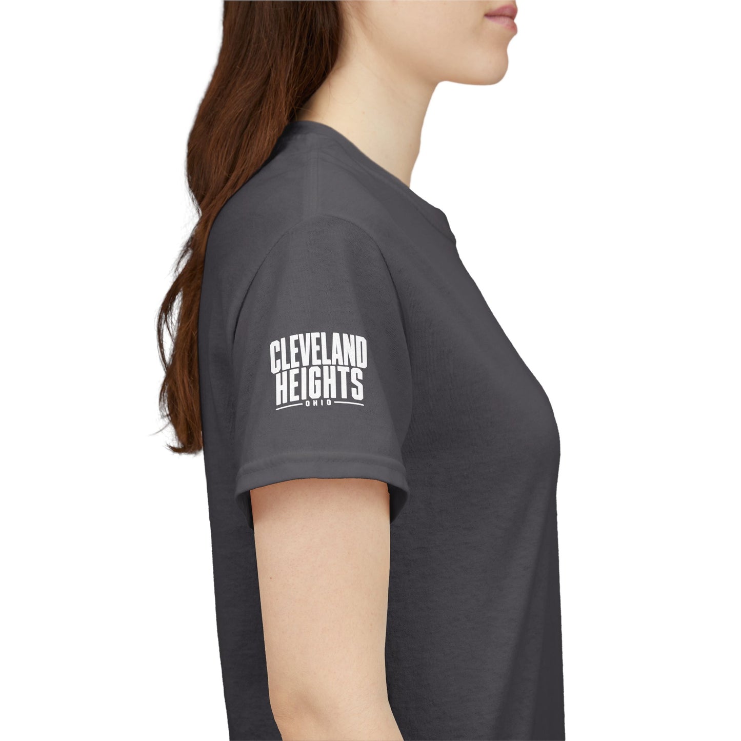 T-Shirt — 'TIGERS' Vertical Tiger Eye Graphic Back Print