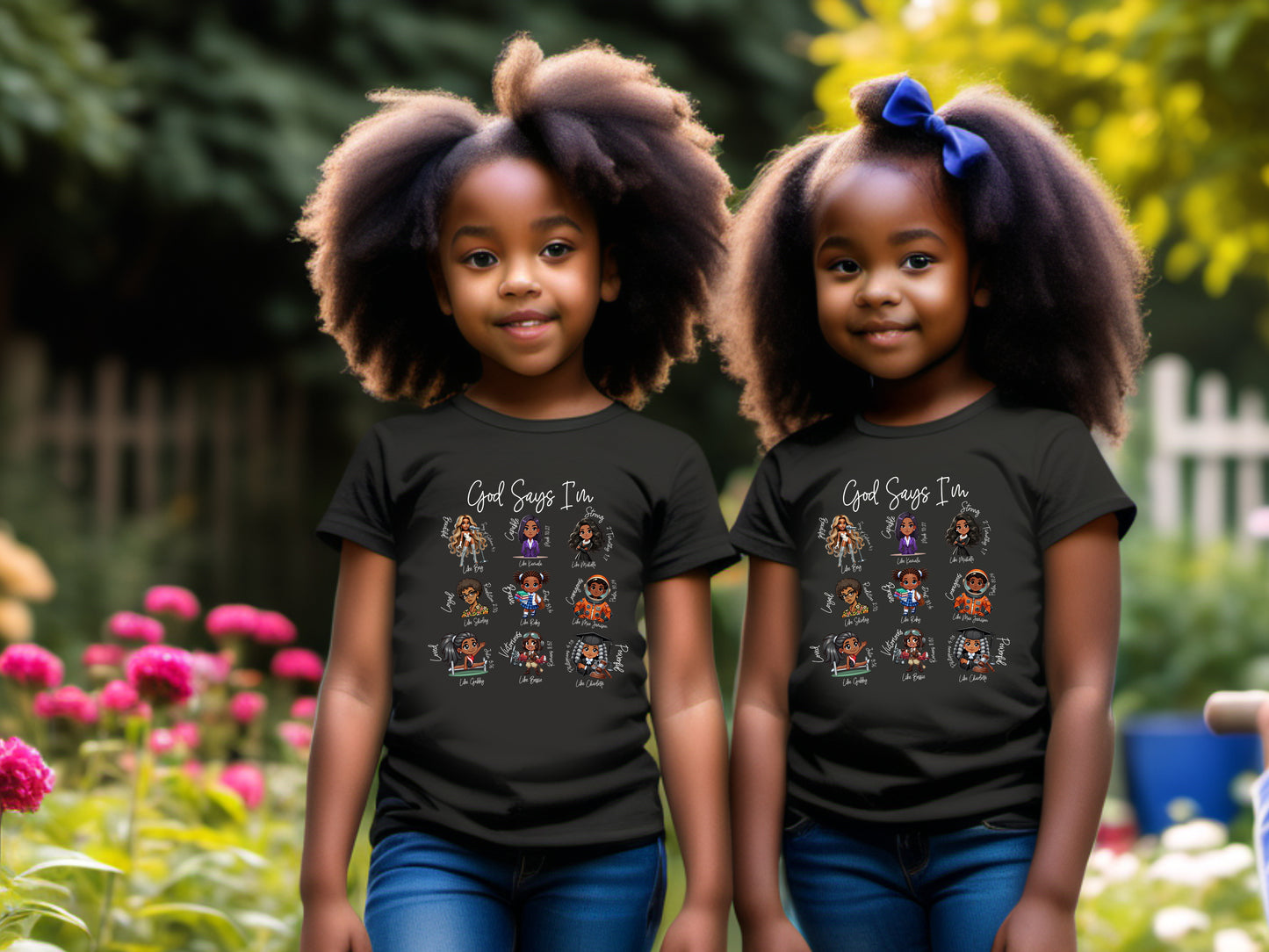 God Says I Am Black History Month Toddler and Youth Kids Heavy Cotton Tee (Copy)