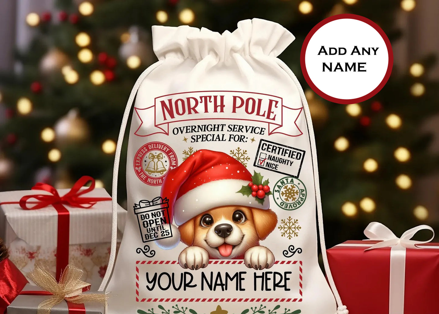 Christmas Candy Goodies Treat Bags/Santa Sacks 5 Sizes Available Xmas Deadline December 11th