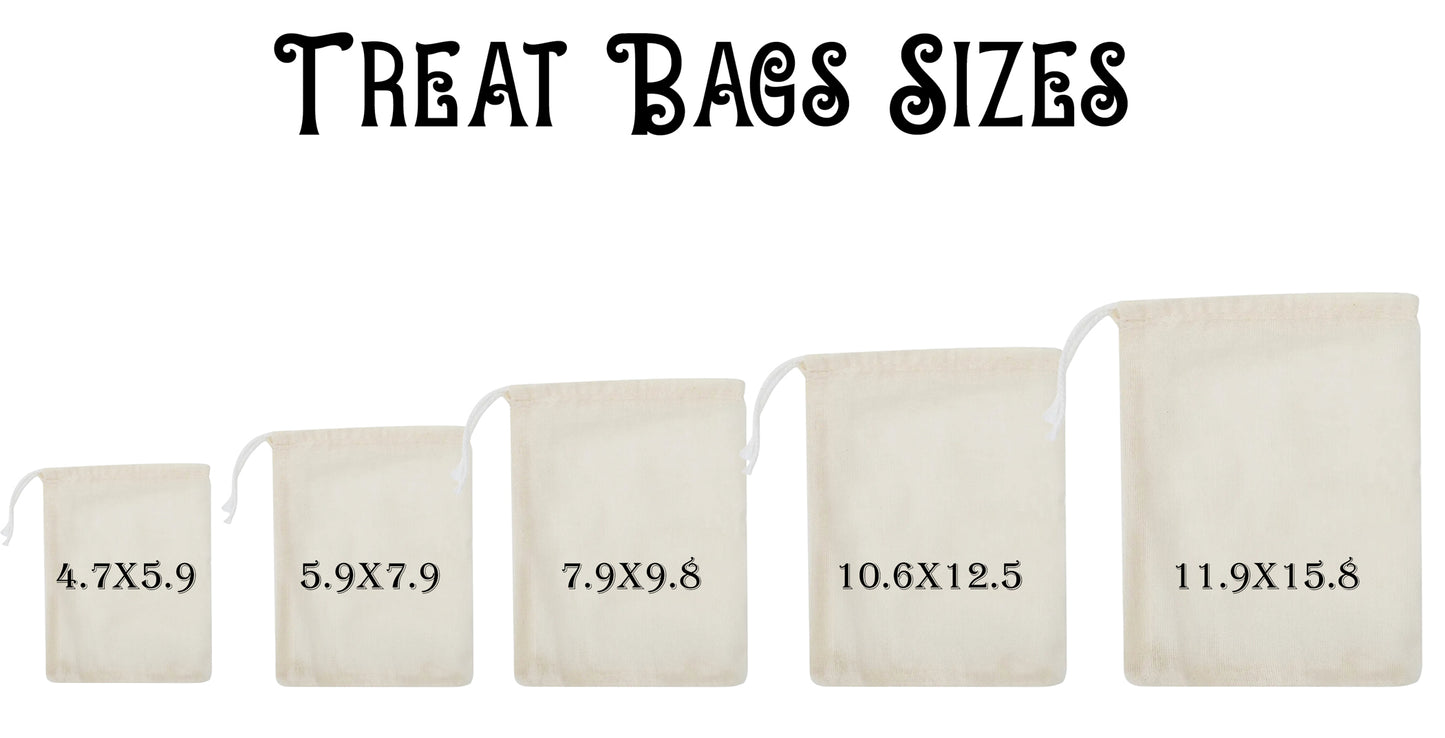 Wicked Inspired Christmas Candy Goodies Treat Bags/Santa Sacks 5 Sizes Available Xmas Deadline December 11th