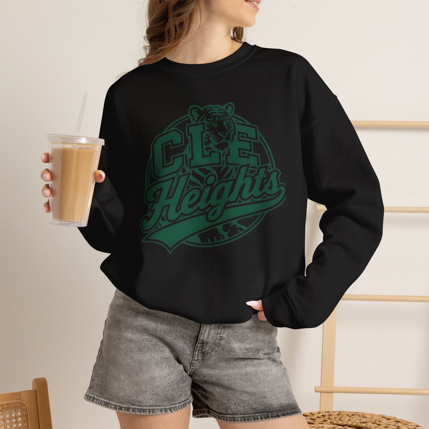 CLE Heights Tiger Crewneck Sweatshirt