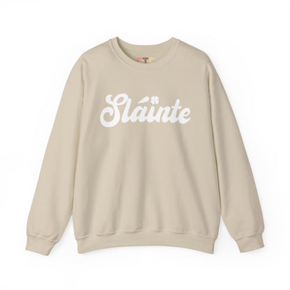 Slainte Sweatshirt, St. Patrick's Day Sweatshirt, Saint Paddy's Day Shirt, Cheers Sweatshirt For Women Men, Retro Gift