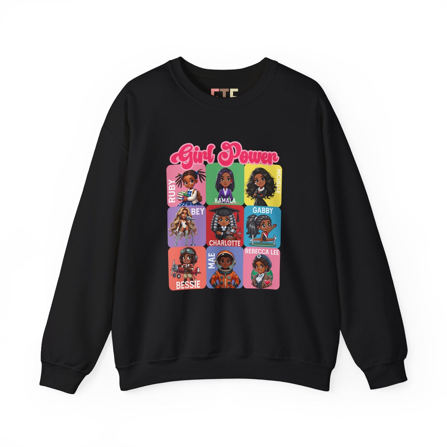 Girl Power Black History Women's Sweatshirt