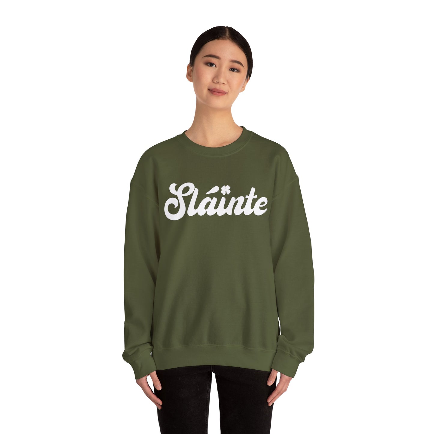 Slainte Sweatshirt, St. Patrick's Day Sweatshirt, Saint Paddy's Day Shirt, Cheers Sweatshirt For Women Men, Retro Gift