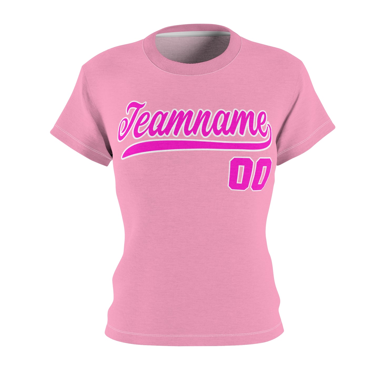 Custom Softball Shirts Women - Pink and Hot Pink