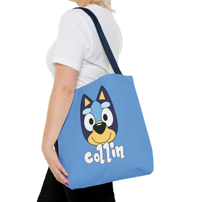 Bluey Inspired Personalized Trick or Treat Tote Bag