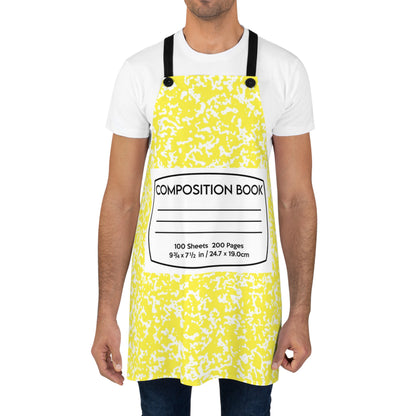 Composition Notebook Apron Costumes Adults