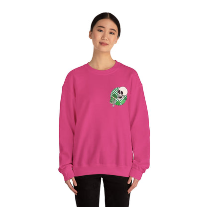 St Patrick's Day Sweatshirt, Saint Paddy's Day Shirt, Lucky Sweatshirt, Skull Sweatshirt , Skeleton, Shamrock Shirt