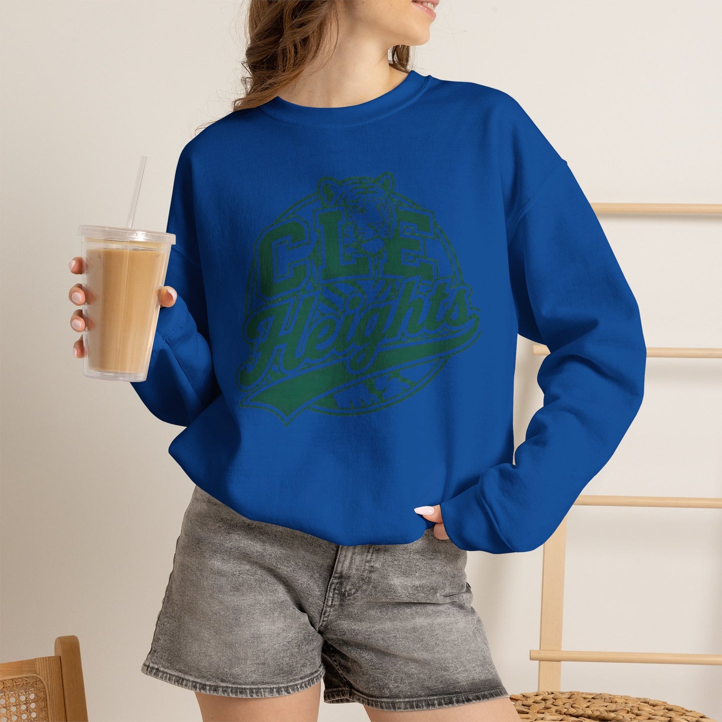 CLE Heights Tiger Crewneck Sweatshirt
