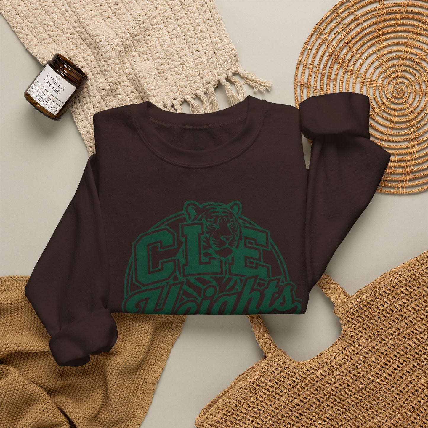 CLE Heights Tiger Crewneck Sweatshirt