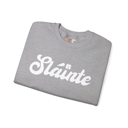 Slainte Sweatshirt, St. Patrick's Day Sweatshirt, Saint Paddy's Day Shirt, Cheers Sweatshirt For Women Men, Retro Gift