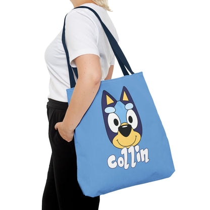 Bluey Inspired Personalized Trick or Treat Tote Bag