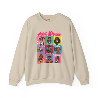 Girl Power Black History Women's Sweatshirt