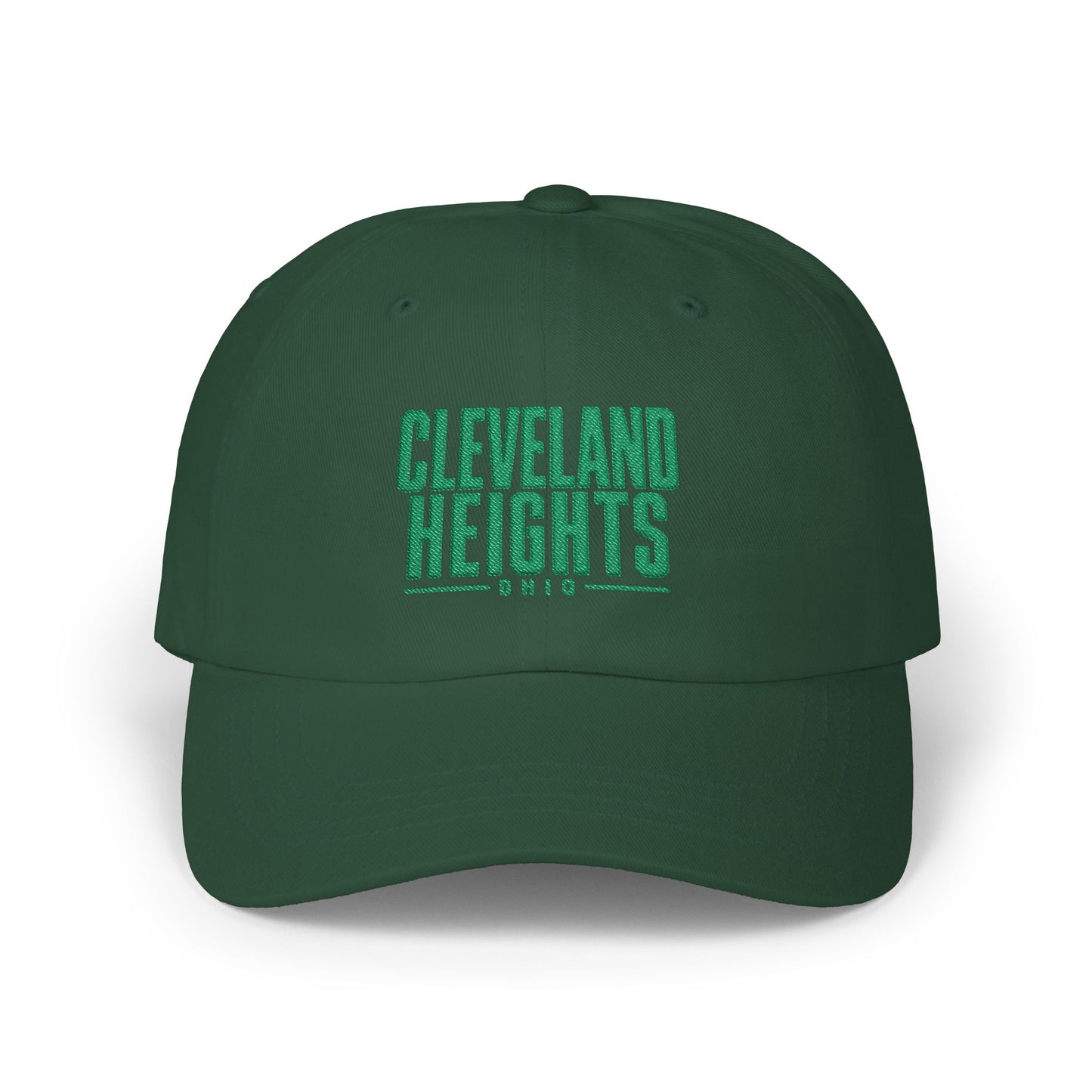 Cleveland Heights Dad Cap — Embroidered Classic Adjustable City Baseball Hat