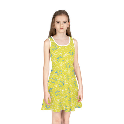 Joy Girls' Sleeveless Sundress (AOP)