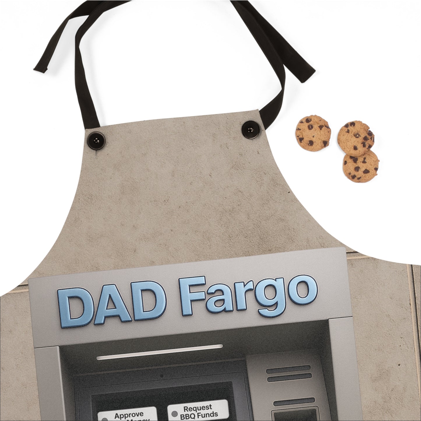 Funny Halloween Costumes for Men, Dad ATM Costume, Halloween Gift, Kitchen Cooking Apron, Cute BBQ Grill Apron, Novelty Party Costume