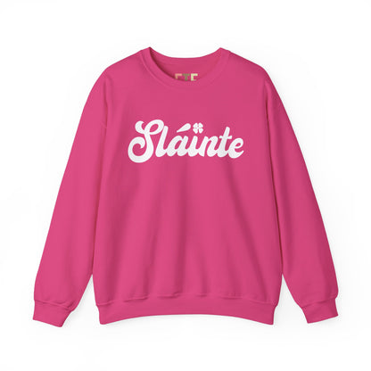 Slainte Sweatshirt, St. Patrick's Day Sweatshirt, Saint Paddy's Day Shirt, Cheers Sweatshirt For Women Men, Retro Gift