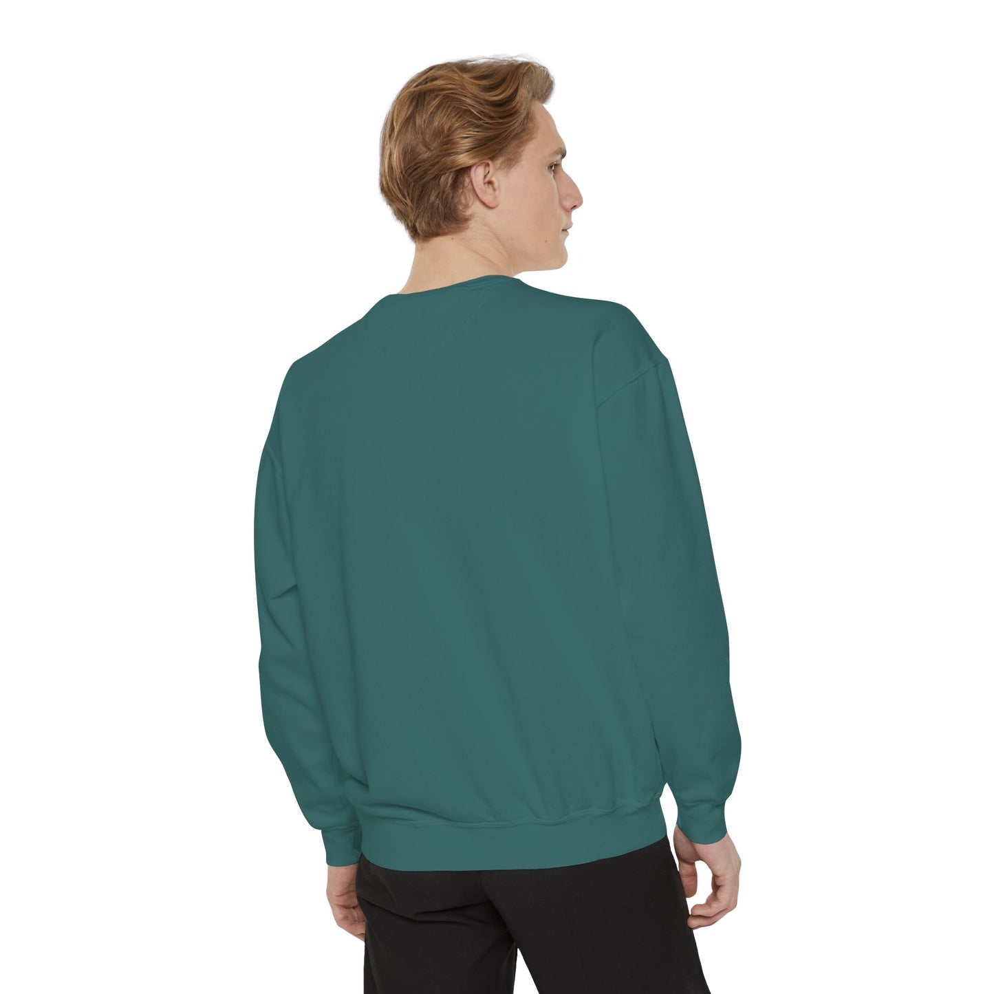 Cleveland Heights Green Script Embroidered Comfort Colors Sweatshirt