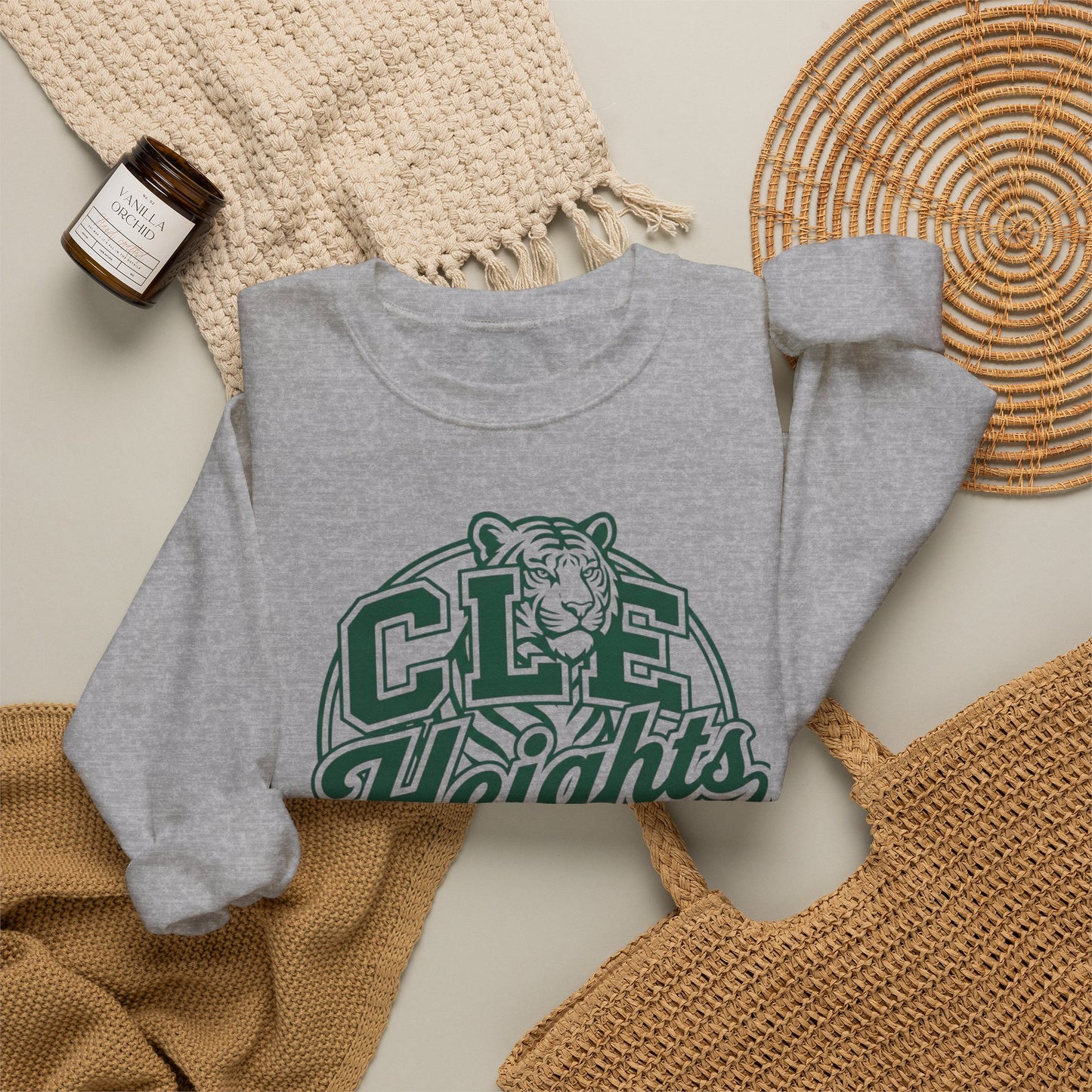CLE Heights Tiger Crewneck Sweatshirt