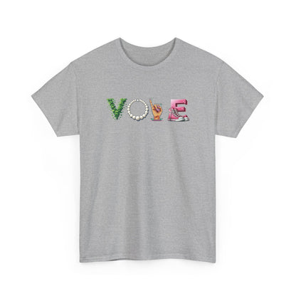 Vote Pink and Green Kamala Harris Presidential Election Shirt 2024