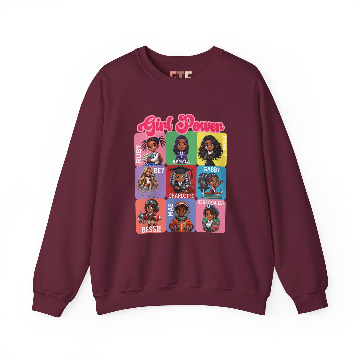 Girl Power Black History Women's Sweatshirt