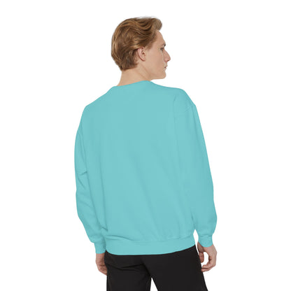 Cleveland Heights Green Script Embroidered Comfort Colors Sweatshirt