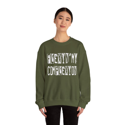 Sweatshirt For Black Women , Black History Month Sweatshirt, Black Pride Shirts For Women, Flexin My Complexion