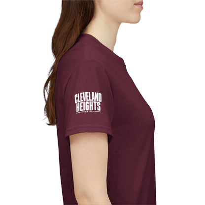 T-Shirt — 'TIGERS' Vertical Tiger Eye Graphic Back Print