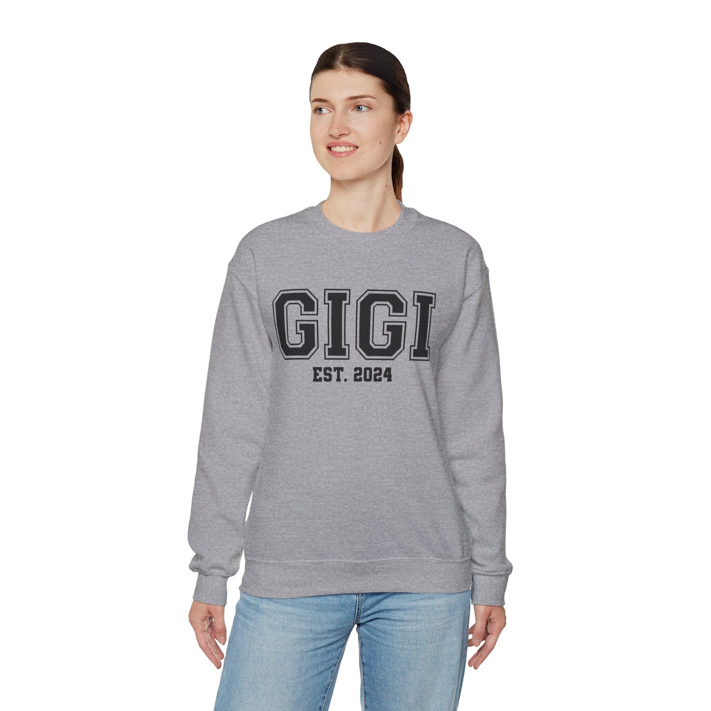 Custom Grandma EST Sweatshirt (Can be made with any Title and Est. Date)