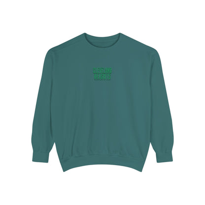 Cleveland Heights Green Script Embroidered Comfort Colors Sweatshirt