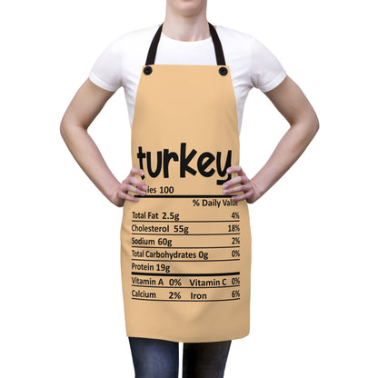 Thanksgiving Day Aprons, Nutrition Facts Apron, Food Facts Apron, Funny Thanksgiving Apron, Family Aprons