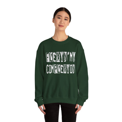 Sweatshirt For Black Women , Black History Month Sweatshirt, Black Pride Shirts For Women, Flexin My Complexion