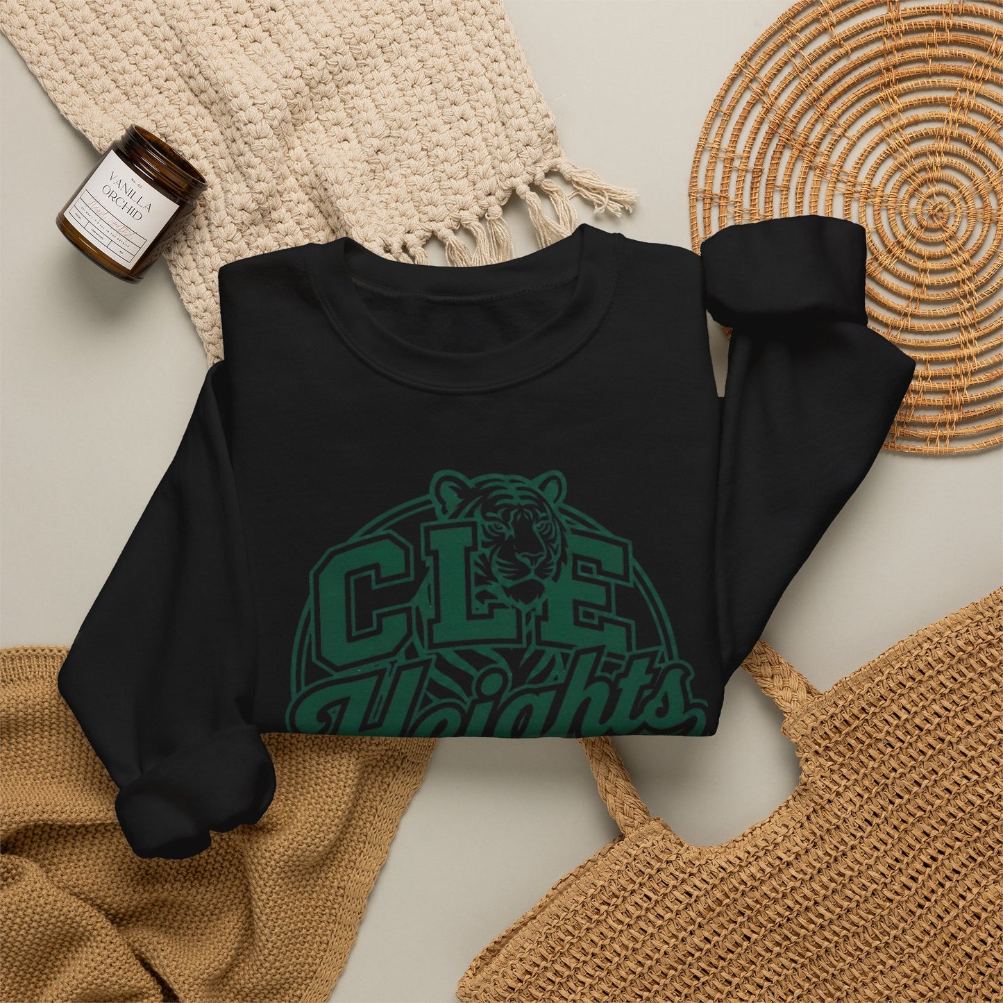 CLE Heights Tiger Crewneck Sweatshirt