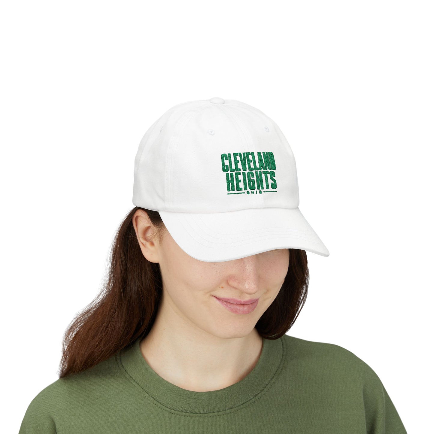 Cleveland Heights Dad Cap — Embroidered Classic Adjustable City Baseball Hat