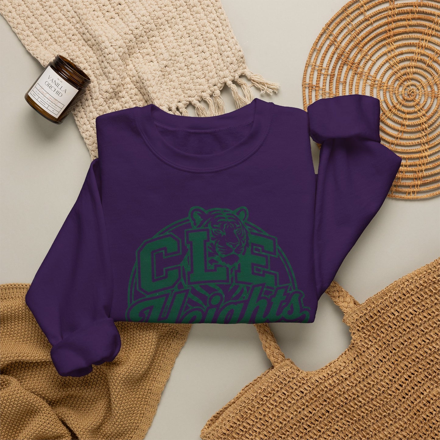 CLE Heights Tiger Crewneck Sweatshirt