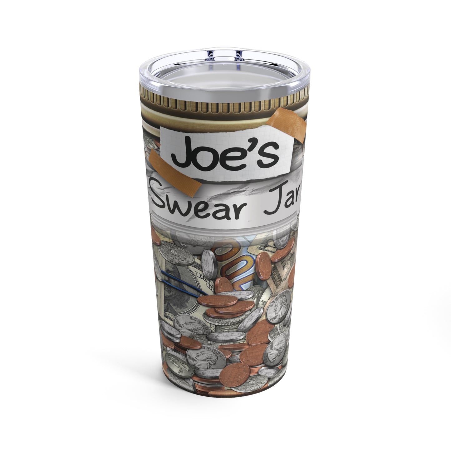 Funny Personalized Swear Jar Tumbler 20oz