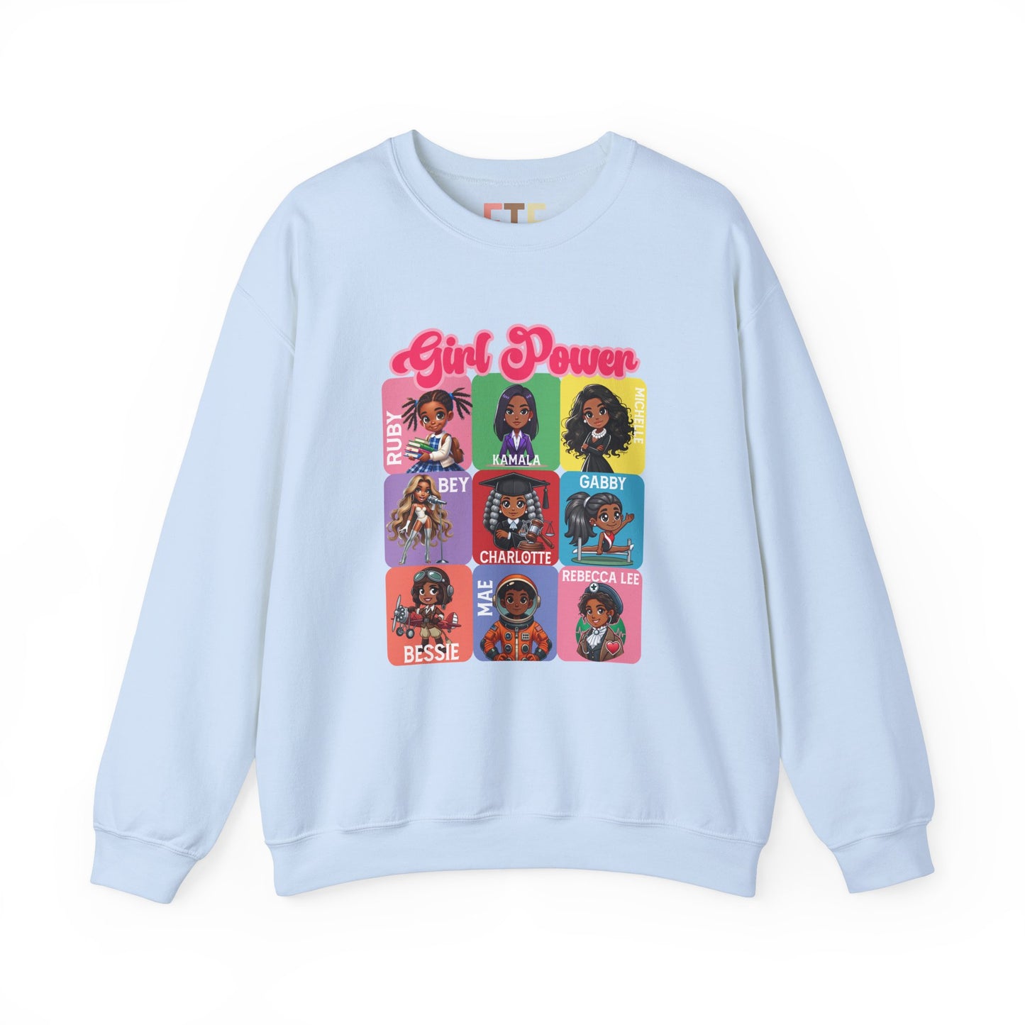 Girl Power Black History Women's Sweatshirt