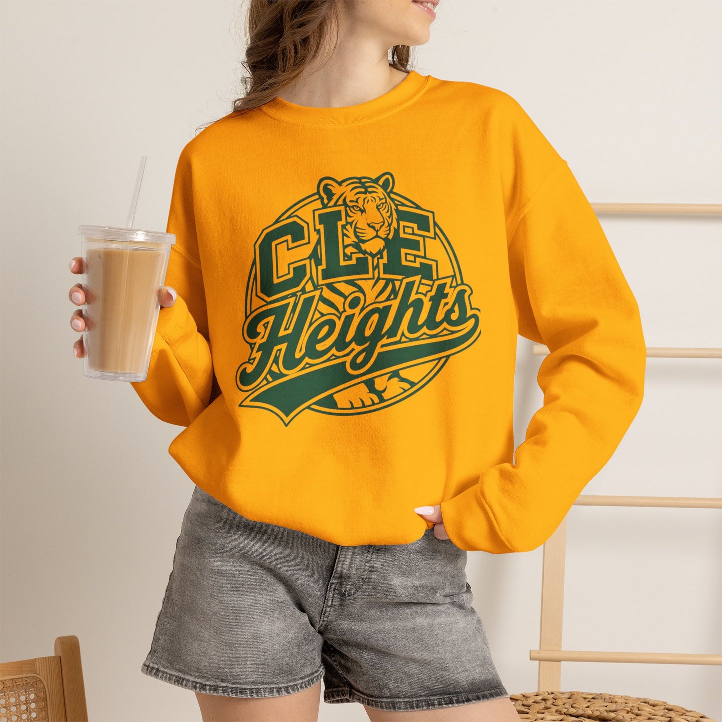 CLE Heights Tiger Crewneck Sweatshirt