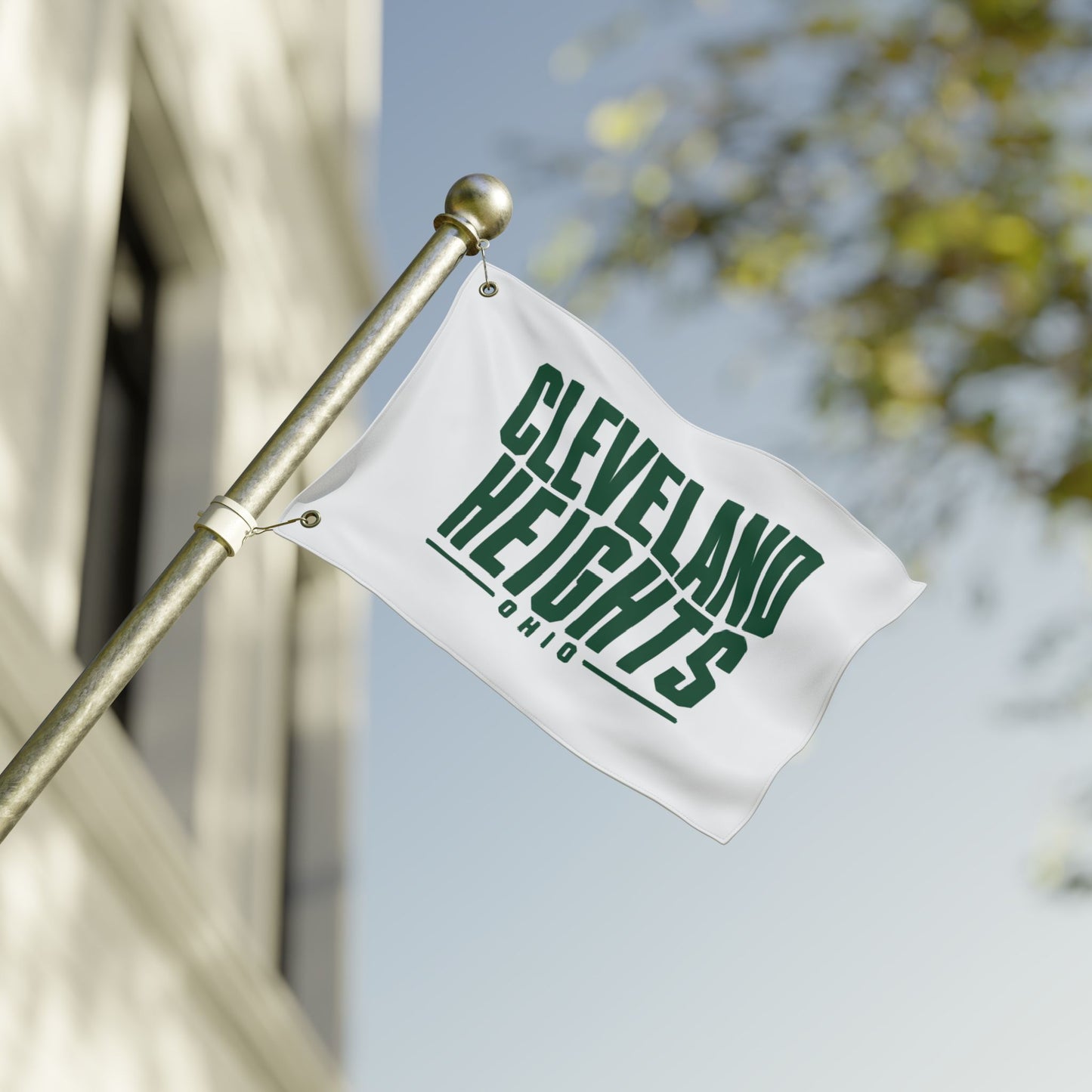 Cleveland Heights Ohio Double‑Sided Flag — Bold City Pride Yard Banner