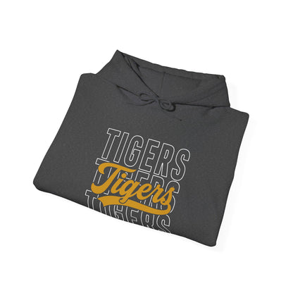 Tigers Script Hoodie — Vintage Retro Sports Team Sweatshirt