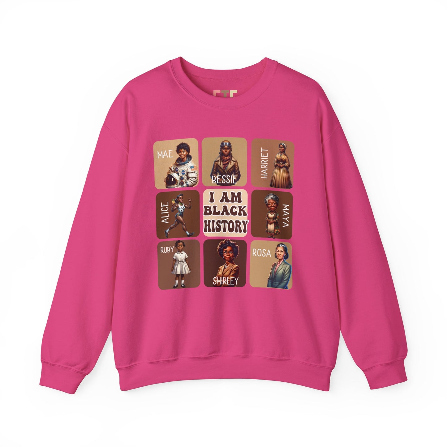 I Am Black History Month Sweatshirt , Black Women Icon Shirt, Black History Leaders Shirts For Women, Girl Power, Feminist