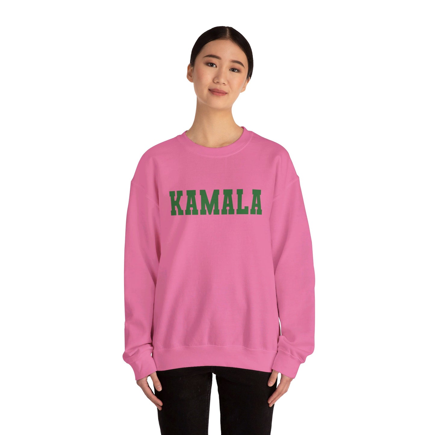 Kamala 2024 Sweatshirt, Madama President Sweatshirt, Kamala For President Shirt, Pink and Green Soror Sweatshirt