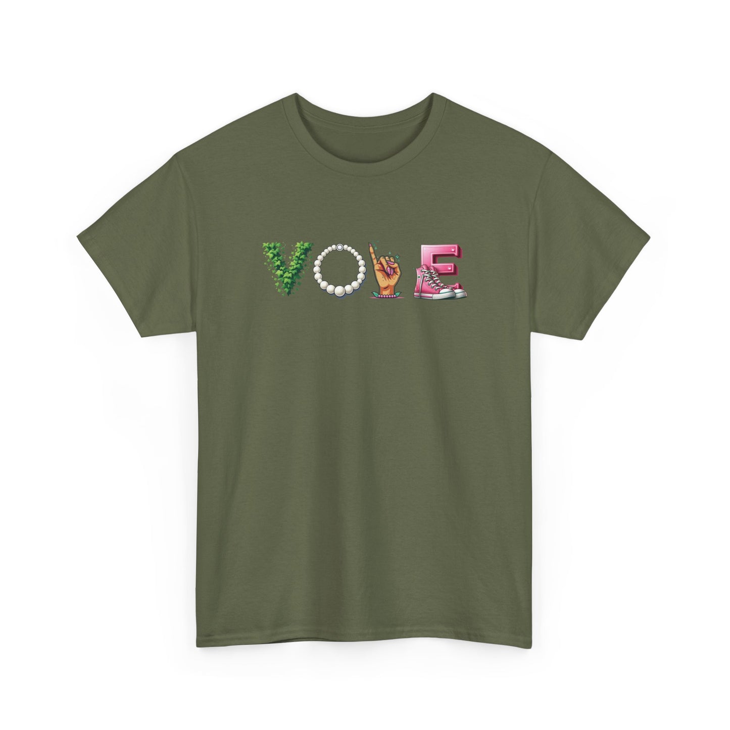 Vote Pink and Green Kamala Harris Presidential Election Shirt 2024