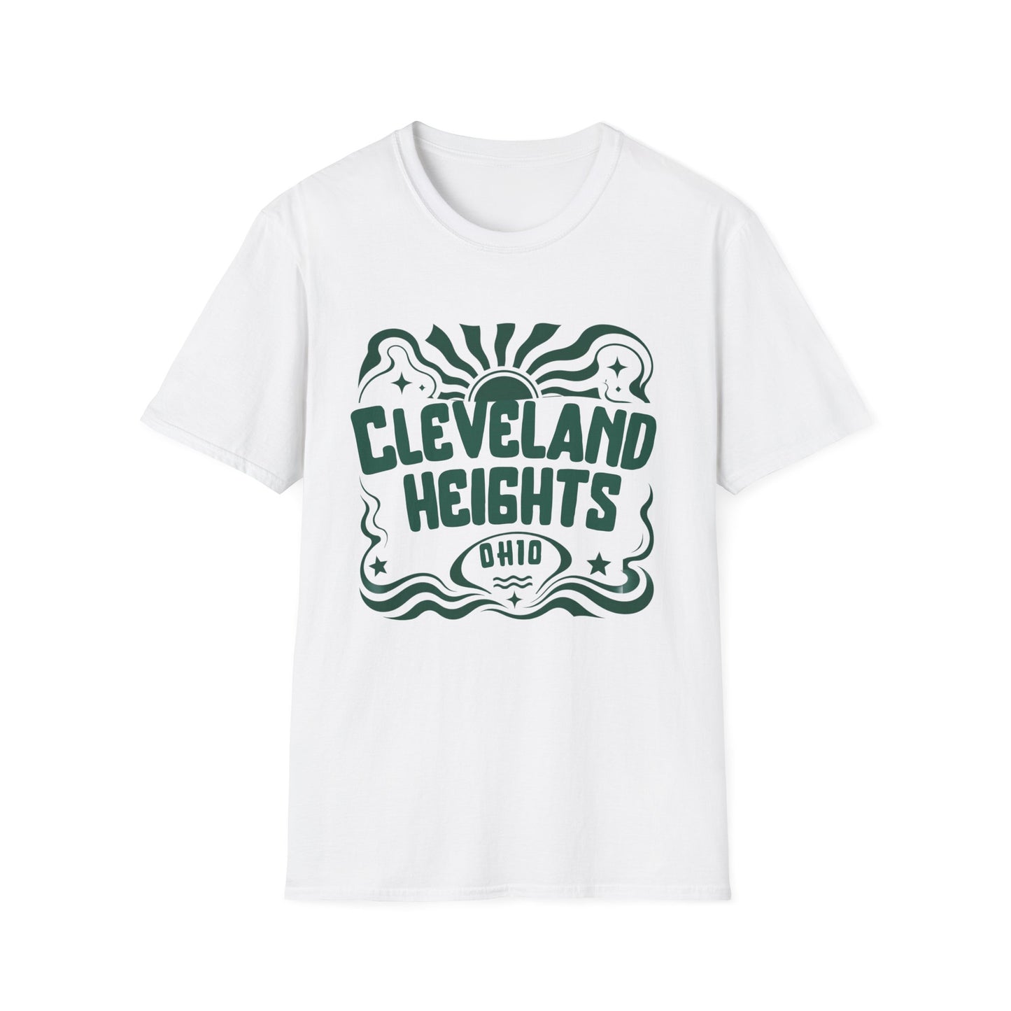 Cleveland Heights T-Shirt — Retro Sunwave City Graphic Tee