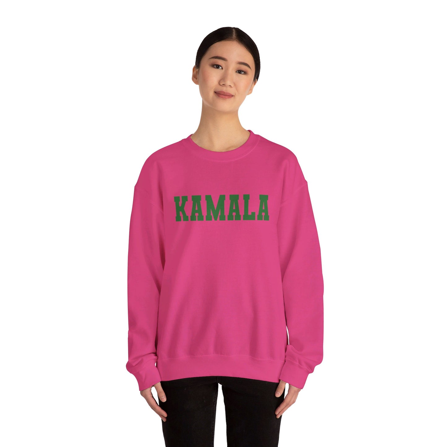 Kamala 2024 Sweatshirt, Madama President Sweatshirt, Kamala For President Shirt, Pink and Green Soror Sweatshirt