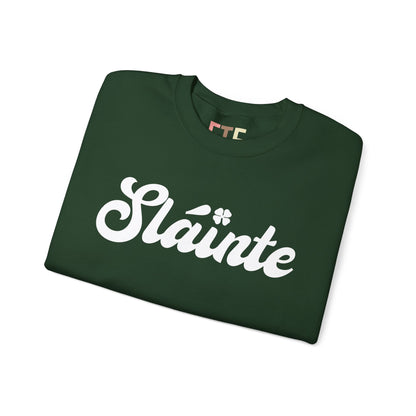 Slainte Sweatshirt, St. Patrick's Day Sweatshirt, Saint Paddy's Day Shirt, Cheers Sweatshirt For Women Men, Retro Gift