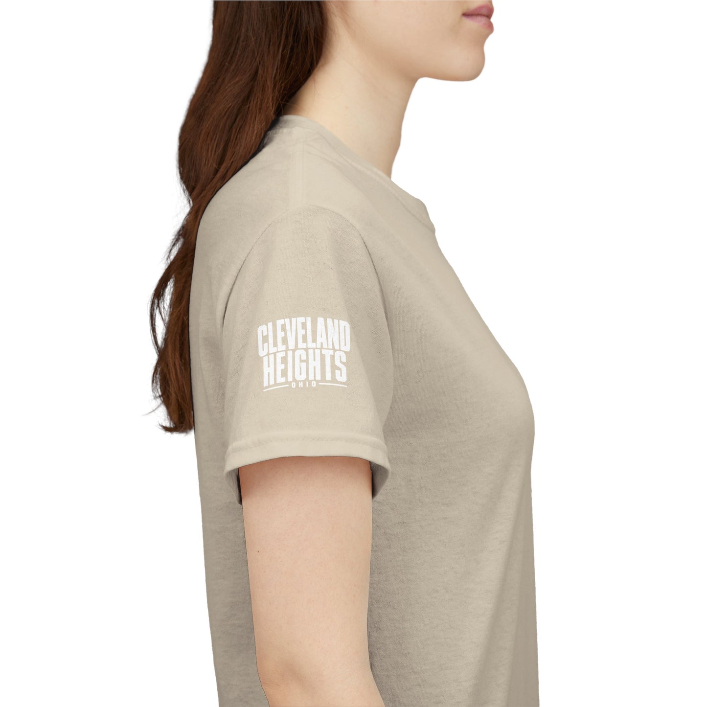 T-Shirt — 'TIGERS' Vertical Tiger Eye Graphic Back Print