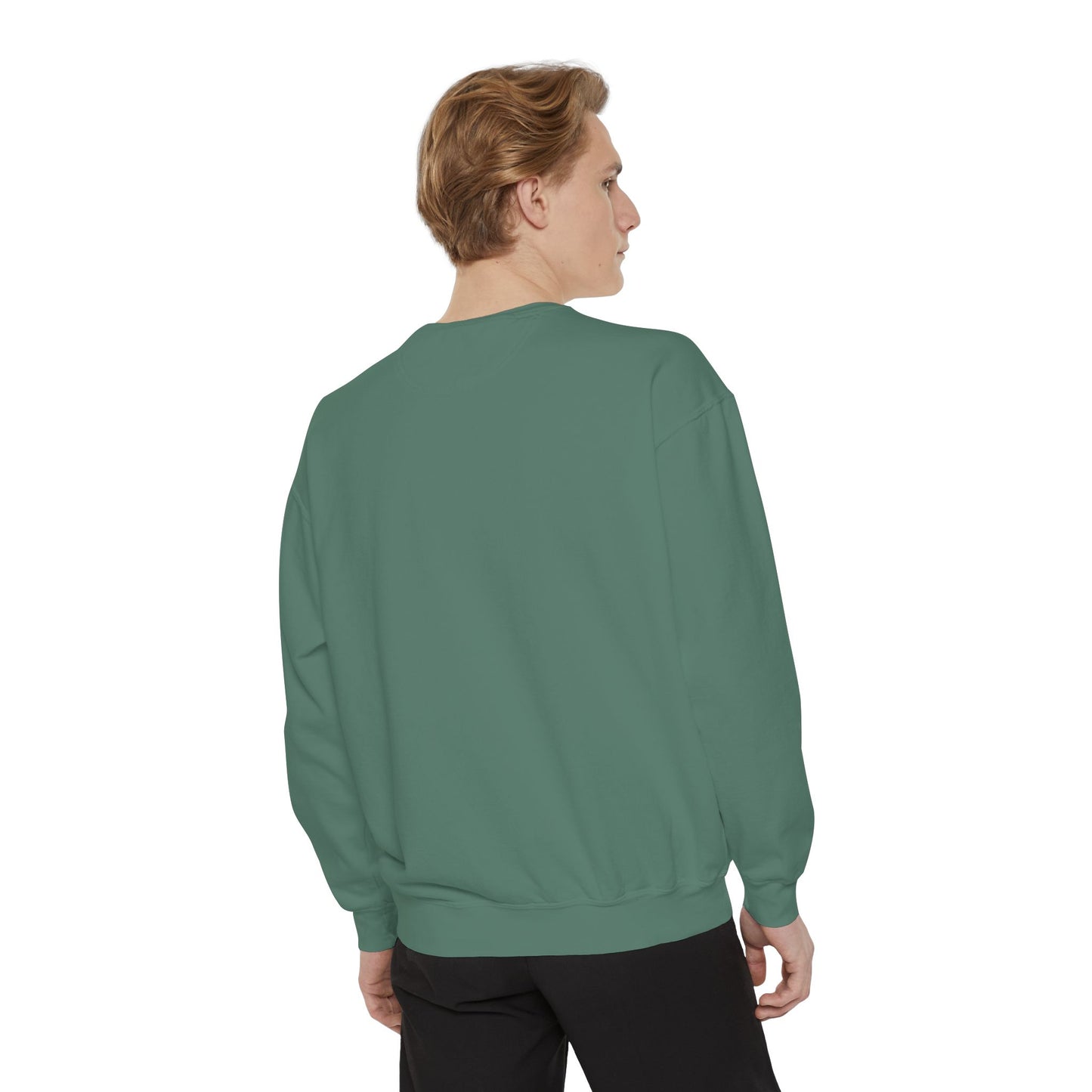 Cleveland Heights Green Script Embroidered Comfort Colors Sweatshirt